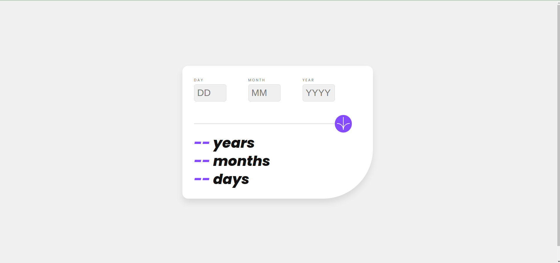 Age-calculator-app